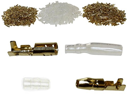 20x Japanstecker Rundstecker Set für Kabelquerschnitt 1,5-2,5mm² inkl. Hülsen und Isolierung