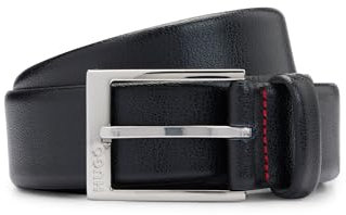 HUGO Herren Gellot_sz35 G rtel, Schwarz001, 80 EU