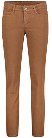 MCA Damen Dream Straight Jeans, per Pack Braun (Bison Brown PPT 277R), W30/L34 (Herstellergröße: 00/34)