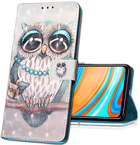 MRSTER Samsung Galaxy A20e Handytasche, Leder Schutzhülle Brieftasche Hülle Flip Case 3D Muster Cover Stylish PU Tasche Schutzhülle Handyhüllen für Samsung Galaxy A20e. YB Owl