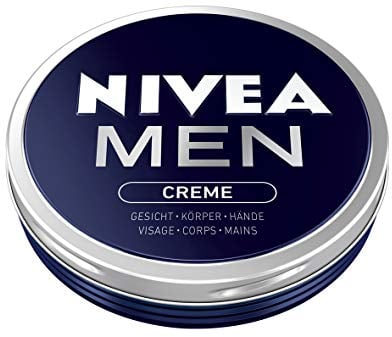 NIVEA MEN Creme, pflegende Hautcreme für intensive Feuchtigkeit,Hautpflege für Männer ideal für Körper, Gesicht und Hände, leichte Formel mit Vitamin E (75 ml)
