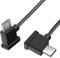 LYONGTECH Cable trenzado de nailon USB C a USB-C de 30cm para DJI Mini 2,Mavic 3,Air 2S,Mavic Air 2 control remoto, cable de datos de extensión de teléfono de tableta RC-N1(conector tipo C)