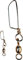 Windworks Wirbelkarabiner einfach Metall für Windspiele und Drachen (125 Kg)