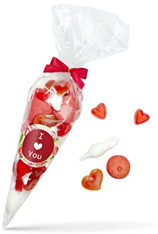 I love You – Süßigkeiten-Tüte als besonderes Geschenk zu Valentinstag