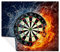 Darts On Fire Wasser-Fleecedecke – weich leicht Plüsch gemütlich – perfekt für Bett, Sofa, Couch, Reisen, Camping, 149,9 x 199,9 cm