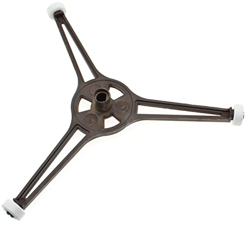 Triple Arm Microwave Oven Turntable Ring Rotating Ring Roller Glass Plate Tray Support Holder for 9.6 Microwave Oven Glass Flat Turntable Plate [FDXGYH]