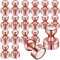 LOVIMAG 20 PCS Refrigerator Magnets, Rose Gold Fridge Magnet Strong Magnets for Whiteboard, Small Neodymium Magnetic Ideal for Push Pin, Office, Classroom, Map