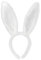 Hasenohren Haarreif Plüsch für Ostern, Karneval und Party - Geschenke für Kinder und Erwachsene - Häschen Haarreifen (Weiß)