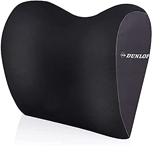 Dunlop Nackenstütze - Autositz Nackenkissen - 100% Memory Foam - Universal Fit - Schwarz
