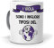 PALLE MONDO Regalo originale. Idea da regalare. Tazza I viola sono i migliori tifosi del mondo. Ceramica 350 ml.