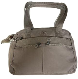 Kipling Klara Handtasche für Damen, Zubehör organisieren, abnehmbarer Schultergurt, doppelte Tragegriffe, knisternde Nylontasche, Golden Tan, Golden Tan