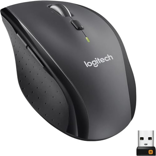 Logitech M705 Marathon Souris sans Fil 2,4 GHz USB Unifying Récepteur Gris