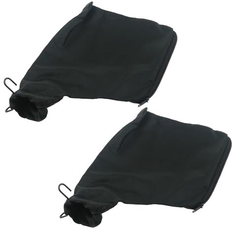 Meuey Lyot- Black MiterSaw Dust Collection Hood Sawdust Collection Bag Table Saw Dust Collector Bag for Saw Groove with Sander Edge Planer Model 255 Dust Bag with Zipper 2PCS