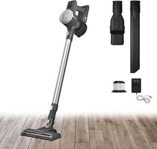 Handheld Vacuum Clean,Upright Vacuum Cleaner Cordless Vacuum Cleaner Built-in 2000mAh Battery 40mins Runtime 2 Suction Modes Max 15Kpa, Various Brushes for Home, Car, Pet Hair Cleaning, LED