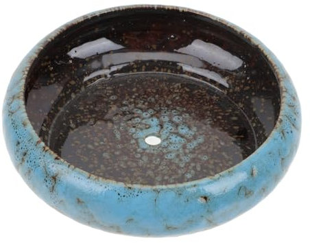 CAXUSD Maceta De Cerámica Retro Estilo Artístico Maceta Creativa para Flores y Suculentas Diseño Compacto para Decoración De Interiores y Exteriores