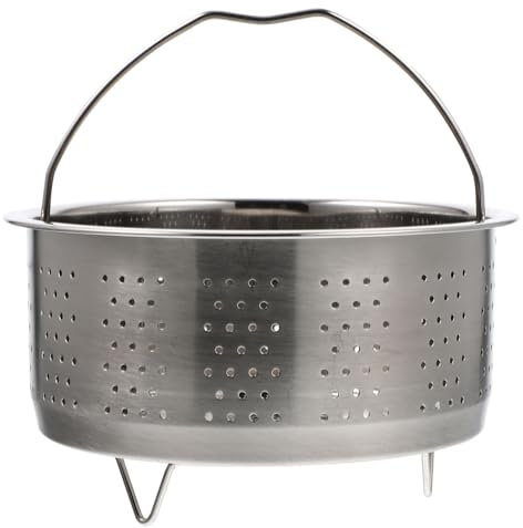 WATIIFUFU Dampfkorb Edelstahl 304 Mit Griff Mehrzweck Dämpfeinsatz Für Reiskocher Und Suppentopf Robust Und Handschonend Vielseitig Für Gemüse Fisch Und Reis Stapelbar