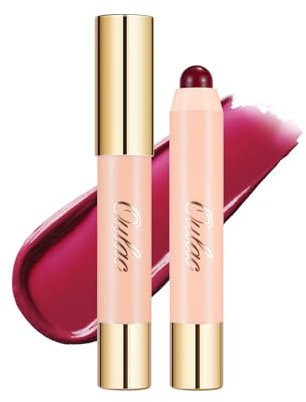 Oulac 2 in 1 Lippenstift und Rouge - Getönter Lippenbalsam, Feuchtigkeitsspendend & Pflegend, Lippenstifte & Rouge für Lippen und Wangen, Vegan, JUICY!(04)