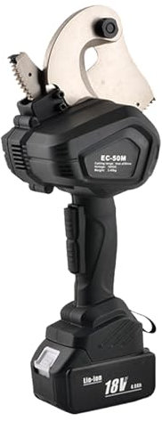 ERSINIAN Coupe-câble hydraulique électrique, Ciseaux à Engrenages, pour Aluminium, câble en cuivre, câble blindé, Coupe-câble à cliquet Rechargeable, EC-95M