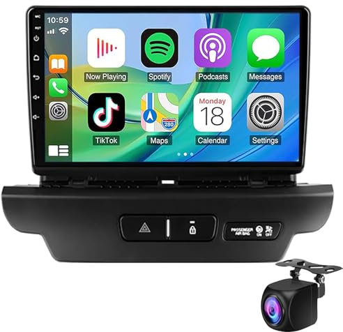 Estéreo De 9 Pulgadas Para K-ia Ceed 3 CD 2018-2020 Con Android 14 Pantalla Táctil Navegación WIFI FM RDS Radio 2 DIN GPS SWC Cámara De Visión Trasera Bluetooth USB SWC Carplay Unidad Prin(Size:M100S)