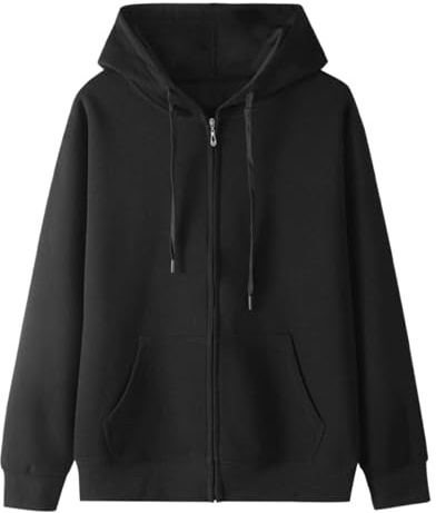 CEWIFO Hoodie Streetwear Felpa con Cappuccio da Uomo a Maniche Lunghe, Casual, alla Moda, Coulisse e Tasca Felpe
