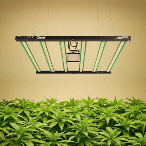 LUCIUS - Lampe LED 630W 2.9 Master Control - Culture complet Croissance/Floraison, UV IR, Fonction Crépuscule/Aube, Intensité réglable, Serres et plantes d’intérieur, légumes et fleurs