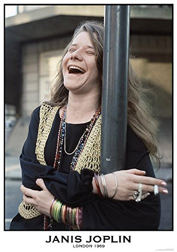 JANIS JOPLIN Poster London 1969 FARBIG