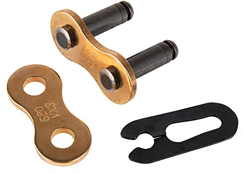 Kettenschloss DID520VX3(G&B)/FJ, Gold & Schwarz