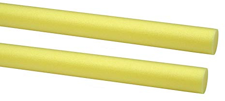 NMC Comfy 160cm Länge Schwimmnudel Poolnudel (Gelb, 2er Set)