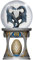Nemesis Now Anne Stoke Drachenherz Schneekugel Shaker, Polyresin, Gold, 18,5 cm