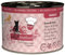 catz finefood Ragout N° 603 Gans & Pute Katzenfutter nass - Feinkost Nassfutter für Katzen in Sauce ohne Getreide und Zucker mit hohem Fleischanteil, 6 x 190 g Dose