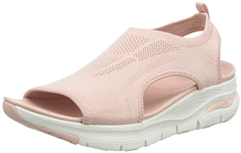 Skechers Damen Arch FIT City Catch Sandale, Blush Knit, 37 EU