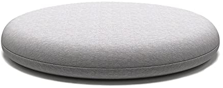 Yadlan Sitzkissen Outdoor Rund 45 cm, Stuhlkissen Rund 45 cm, Sitzpolster Stuhl Rund für Drinnen DraußEn, Waschbar, Abnehmbar und Nicht Verblassen Stuhlauflage für Vier Saison Hellgrau