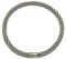 ACECHANNELEU Edelstahl Halsbänder Drahtseil Abschließbare Drehmomente Halsband Halsband Halskette Anhänger O-Ringe Halsbänder (Innendurchmesser 130mm)