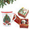 Carmani - Mug en porcelaine décorée avec le thème de Noël 350 ml