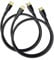 Jorenca 4K câble HDMI 2m Lot de 2(HDMI 2.0,18gbps) ultra rapide plaqué connecteur,retour Audio Ethernet,vidéo 4k@60hz Fullhd1080p 3D compatible HDTV,Blu-Ray,PC,Xbox,ordinateur portable, PS3/4/5/9