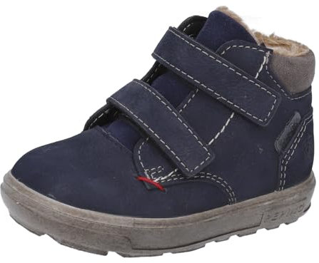 RICOSTA Jungen Winterstiefel Alex, Kinder Lauflernschuhe, Weite: Mittel, lose Einlage, Sympatex, Outdoor-Kinderschuhe, Lammwolle, warm, See (180), 24 EU