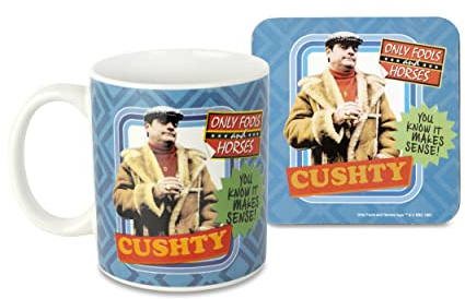 Only Fools and Horses CUSHTY Del Boy Official Mug Coaster Gift Box Set