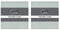 YöL Pack of 8 Reversible Coasters Two Tone Grey Sage Green Dinner Table Drink Placemats Surface Protector