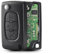 Mando Llave Compatible con CITROËN C2 C3 C4 C5 Peugeot 107 207 307 407 308 409 607 FIAT Scudo Ulysse Circuito Electrónico 433 MHz Chip Transponder Sustitución Duplicado Llave (CE0536)