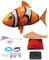Fernbedienung Spielzeug Hai, Fisch Schwimmer Rc Tier Infrarot Spielzeug RC Fliegen Luftballons Fisch Spielzeug Geschenke Party Dekoration Ballon Indoor Spielzeug Schwebt Y(orange Clownfisch)