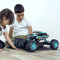 CROBOLL 1:12 Große RC-Autos mit Hebefunktion, 2,4GHz 20km/h ferngesteuertes Auto, Geschenke für Jungen 3 4 5 6 7 8, RC Monster Truck mit 2 Batterien (Cyan)