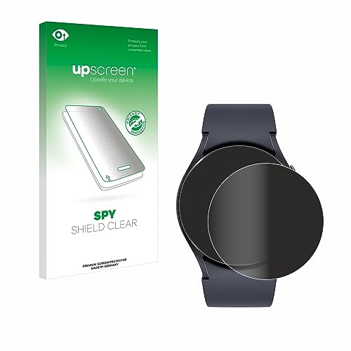 upscreen Blickschutzfolie für Samsung Galaxy Watch 6 | (44 mm) Anti-Spy Displayschutz Made in Germany Privacy Screen Protector Sichtschutz Blaulichtfilter Klare Folie