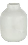 J-Line Vase Flasche Marmor Weiß Large, JLI-43904