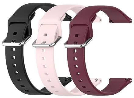 Waekethy Correas para Ticwatch Pro 5, Correa Reloj 24mm Silicona Deporte Pulsera Compatible con Ticwatch Pro 5 Smartwatch para Mujeres y Hombres.