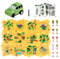 YOOYID Dinosaurier Puzzles Rennbahnen für Kinder im Alter von 3-5 Jahren Kleinkind Kunststoff Puzzle Track Rail Car Playset Track Slot Car Lernspielzeug für 3 4 5 6 Jahre alte Jungen Mädchen