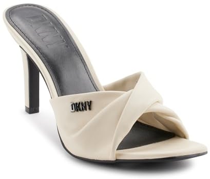 DKNY Damen Heeled Sandal, Bone, 40 EU