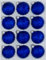 Navidacio 12 TLG. Glas-Weihnachtskugeln Set 'Ice Royal Blau' Eislack Christbaumkugeln Weihnachtsschmuck Christbaumschmuck