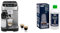 De'Longhi Magnifica Plus ECAM322.70.SB Kaffeevollautomat mit LatteCrema-Milchsystem für Automatischen Cappuccino, Touch-display, Extra Shot-Funktion, x2-Funktion, Silber/Schwarz mit DLSC 500 Entkalker