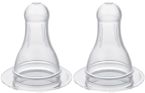 RSYHVG Teats Size 1.45, Suitable for 2+ Months, MAM Medium Flow Teats with RSYHVG Silicone, Fits All Baby Bottles, Baby Feeding Essentials, Baby Bottle teats,mam Bottle teats 1.45,Pack of 2