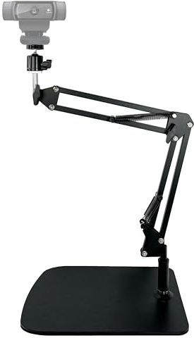 AYIZON Tabletop Webcam Stand, Webcam Arm Holder Mount for Logitech C920 C930 C922 StreamCam C925e C615 Brio 4K Webcams
